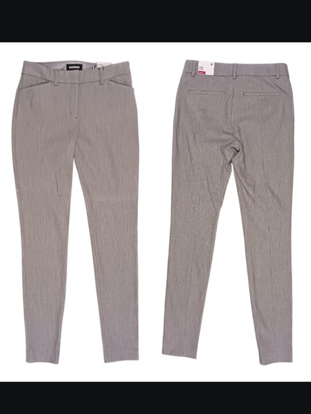 Express Sleek Skinny Mid Rise Pants Long - Picture 2 of 9
